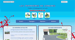 Desktop Screenshot of pepinieredeconches.fr